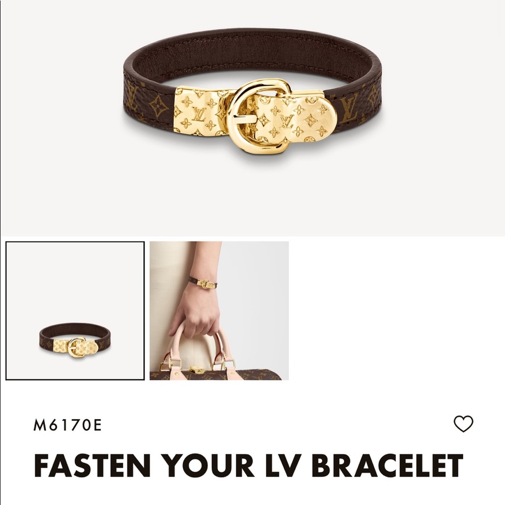 Louis Vuitton Fasten your LV bracelet